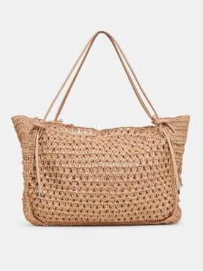 NWT Dolce Vita Ravello Tote Natural Raffia